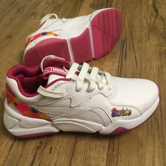 puma nova x barbie sneakers